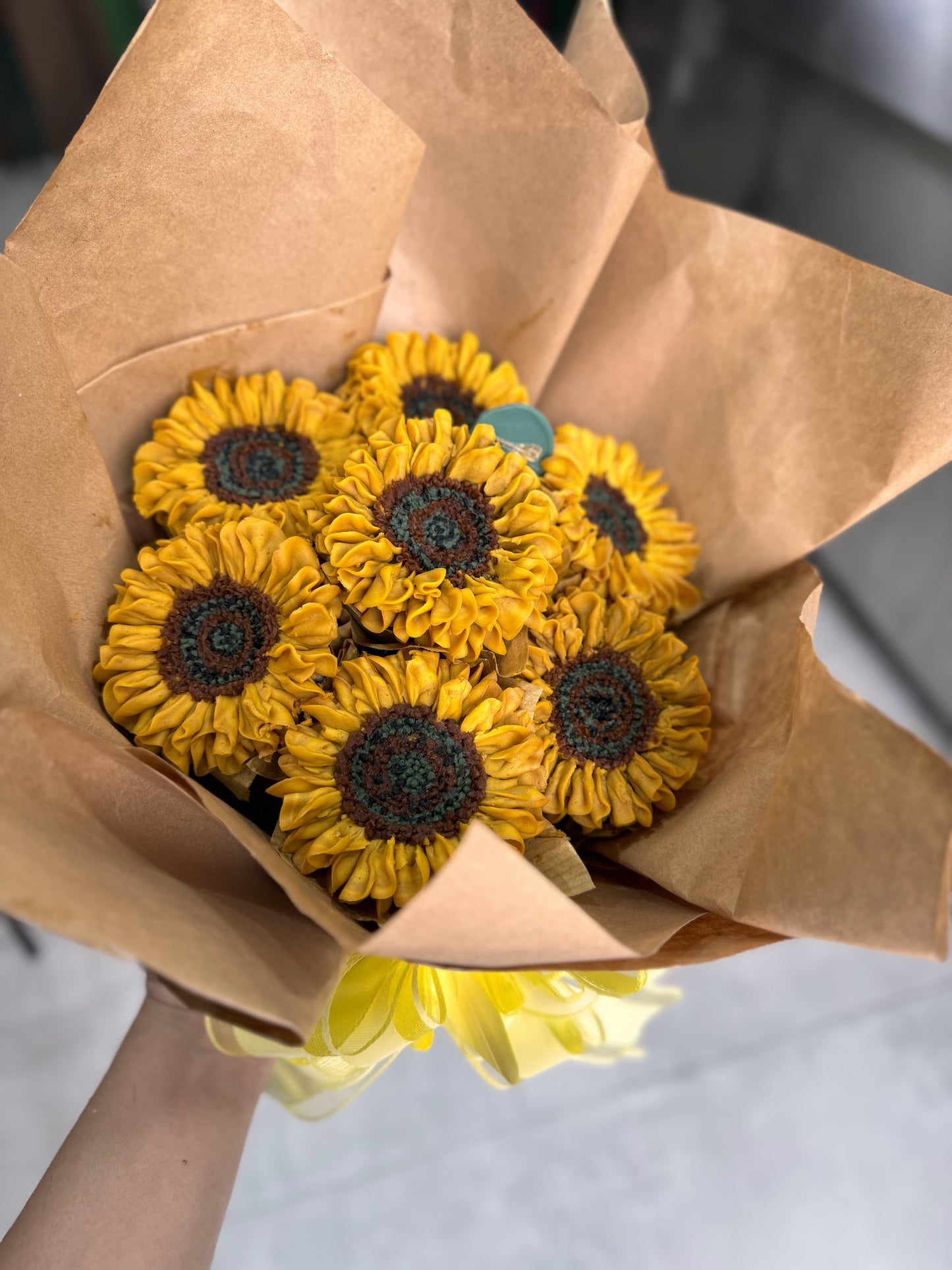 Sunflower Cupcake Boucake