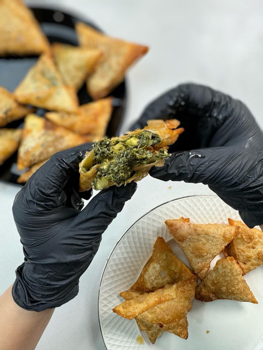 Palak Paneer Samosas